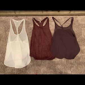 Bundle of lululemon tanks